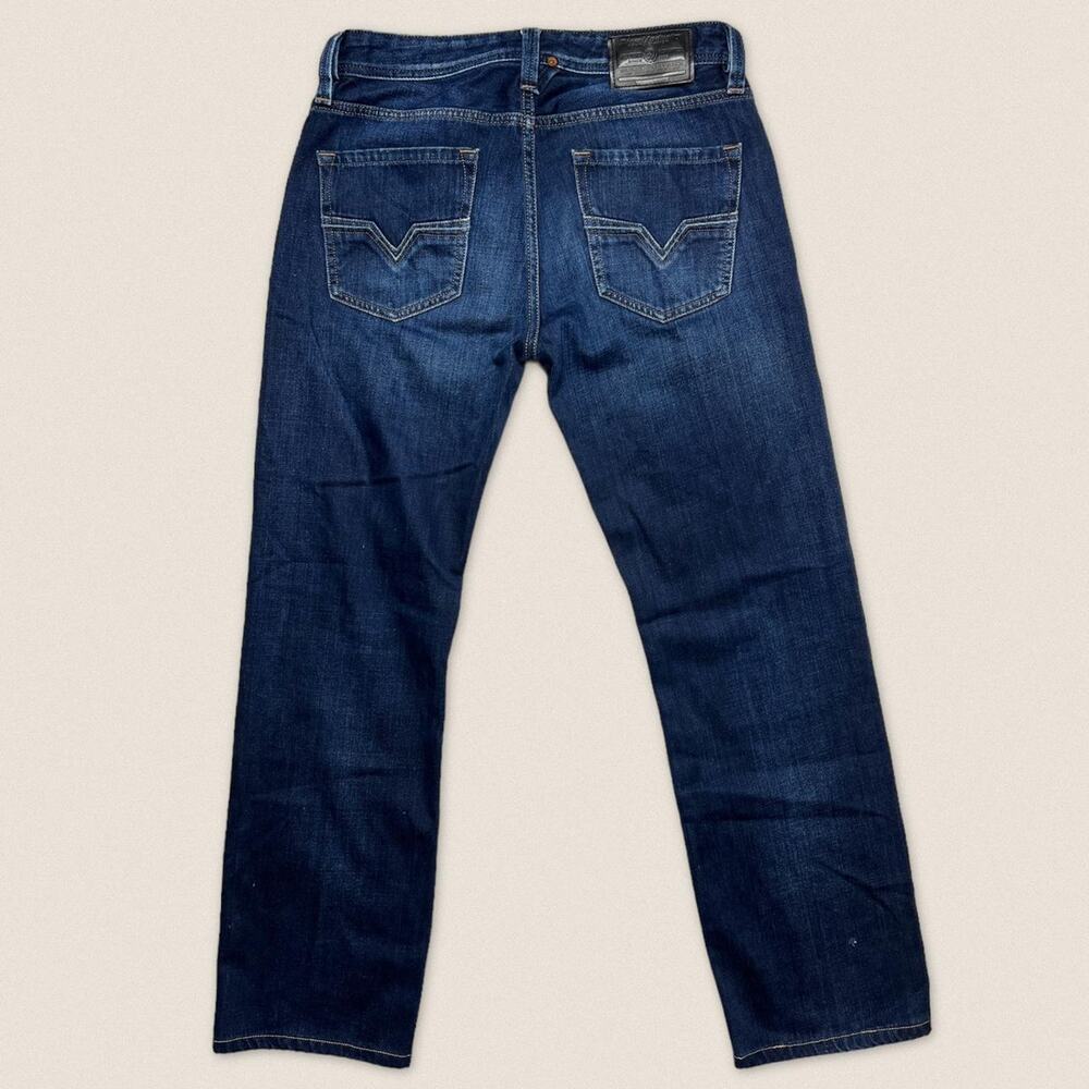 Y2K Diesel LARKEE Men’s‎ Jeans Size 29 x 32 Dark Blue Button Fly Straight Leg